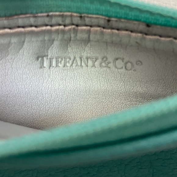 Authentic Tiffany & Co. Key Cles Zipper Pouch Tiffany Blue - Card Holder - Picture 6 of 16